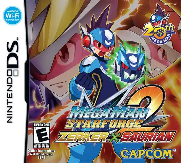 MegaMan Star Force 2 - Zerker × Saurian MegaMan Star Force 2 - Zerker × Saurian